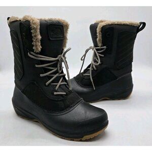 The North Face Shellista IV Mid WaterProof Winter Boots Women's Size 9 Black